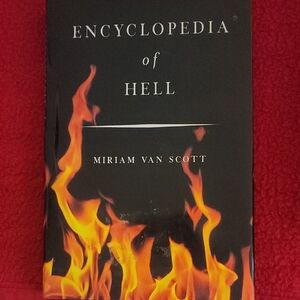 Encyclopedia of Hell Book with Fiery Cover